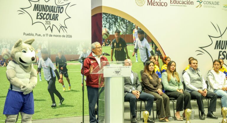 Inicia Mundialito 2026 en Puebla y fomenta desarrollo integral de estudiantes: SEP