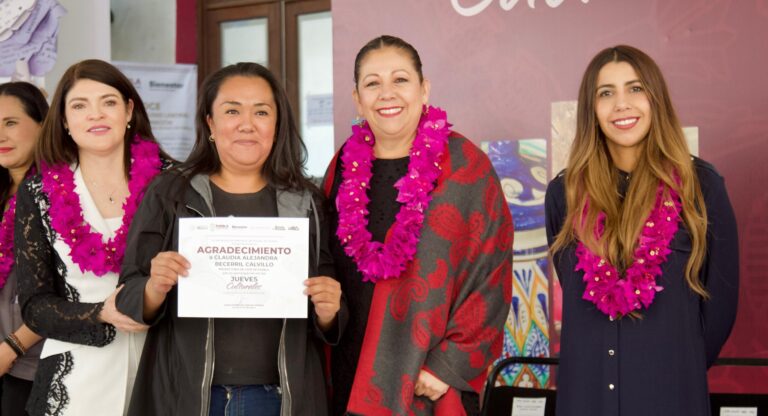 Liderazgo de mujeres marcan diferencia en toda tarea, resalta Laura Artemisa