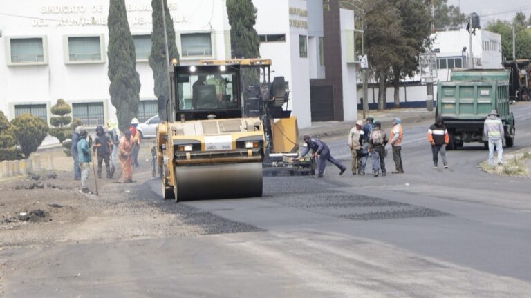 Gobierno de Puebla intensifica rehabilitación en 24 Sur y Bulevar Niño Poblano