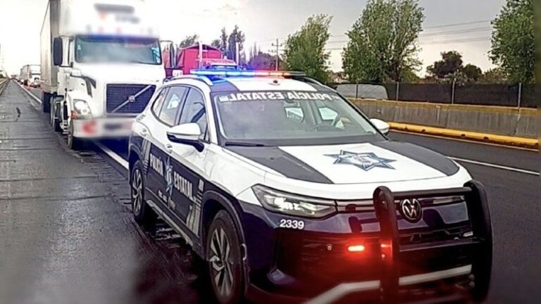 En Huejotzingo, Seguridad Pública Estatal recupera tractocamión robado