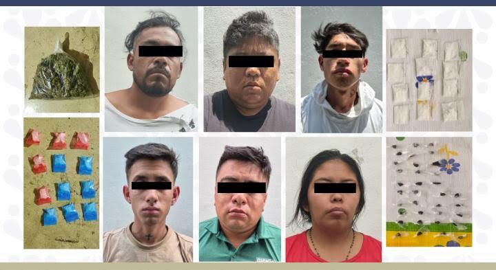 Desmantela FGE a la banda “Los Ingobernables” dedicada al narcomenudeo y robo