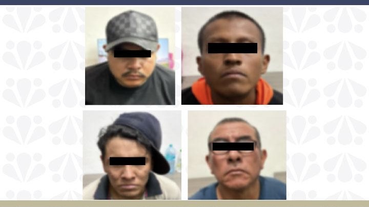 Enfrentarán proceso penal cuatro hombres por delitos contra la salud y portación de arma de fuego