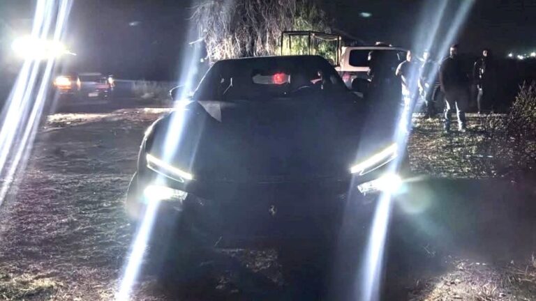 Recuperan Ferrari robado en Acatzingo, fue hallado en Quecholac