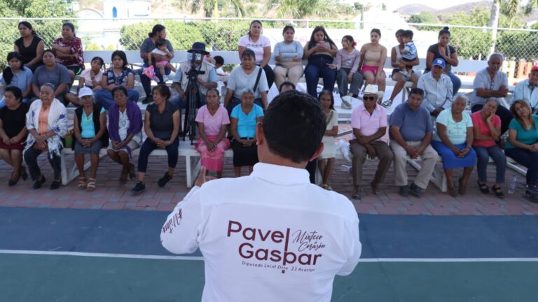 Diputado Pável Gaspar impulsa desarrollo social en comunidades del Valle de Acatlán de Osorio
