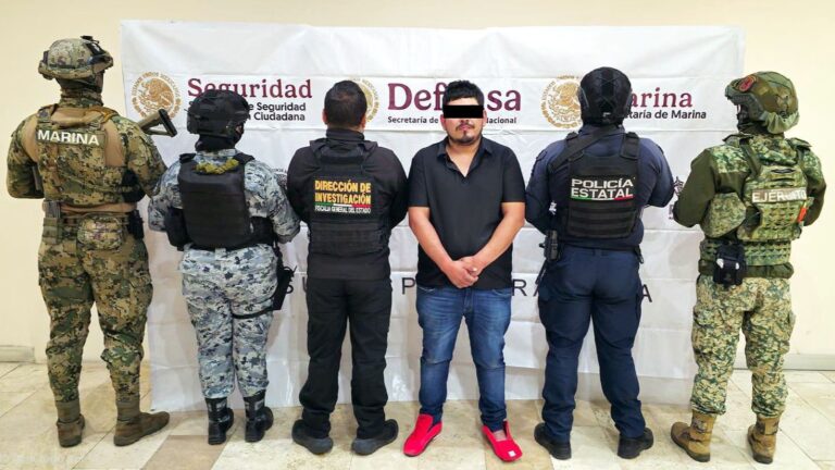 Autoridades federales y estatales capturan a presunto integrante del CJNG