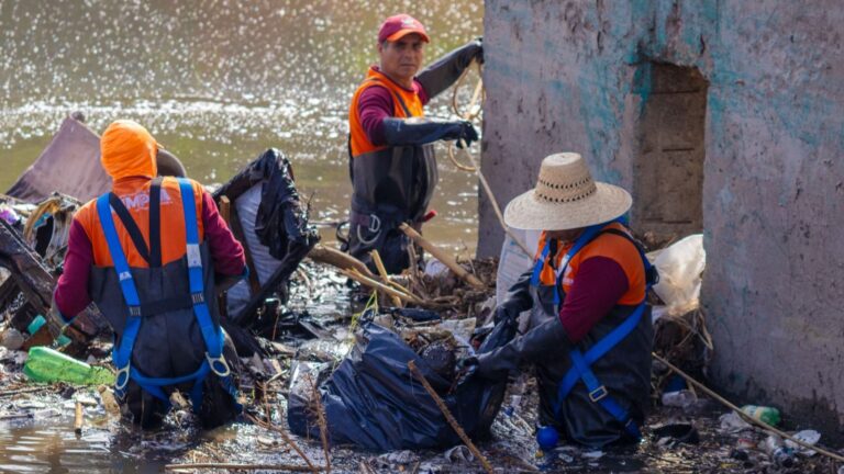 Refuerza gobierno de Pepe Chedraui acciones preventivas en el vaso regulador Puente Negro ante temporada de lluvias