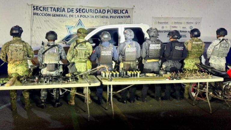 Fuerzas de seguridad logran aseguramiento de armamento de alto calibre