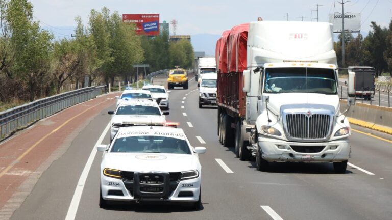 Blinda la Guardia Nacional a Puebla con el operativo “Cero Robos” en carreteras