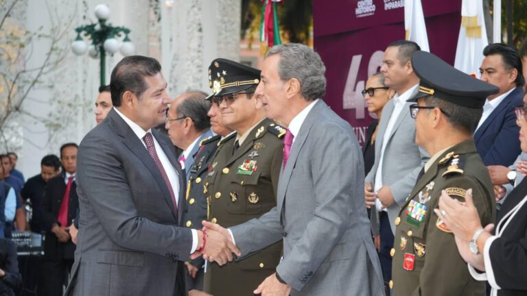 Encabezan Armenta y Chedraui ceremonia por aniversario 495 de Puebla
