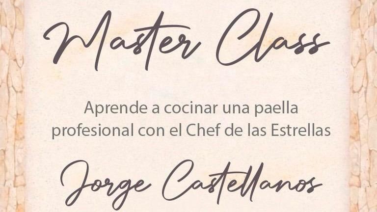 Jorge Castellanos dará clase gratis de Paella en el Parque Intermunicipal