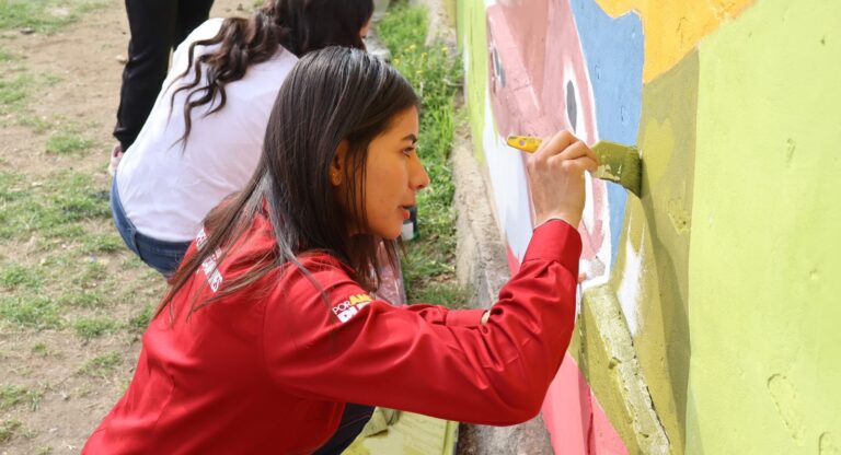Con jornada de “Tequios y Murales Mundialistas”, Gobierno Estatal promueve integración social