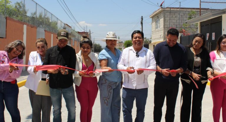 Obra en el barrio de San José fortalece la movilidad en el centro de Tecamachalco