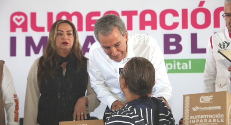 Pepe Chedraui entrega más de 11 mil despensas del programa Alimentación Imparable en Hueyotlipan