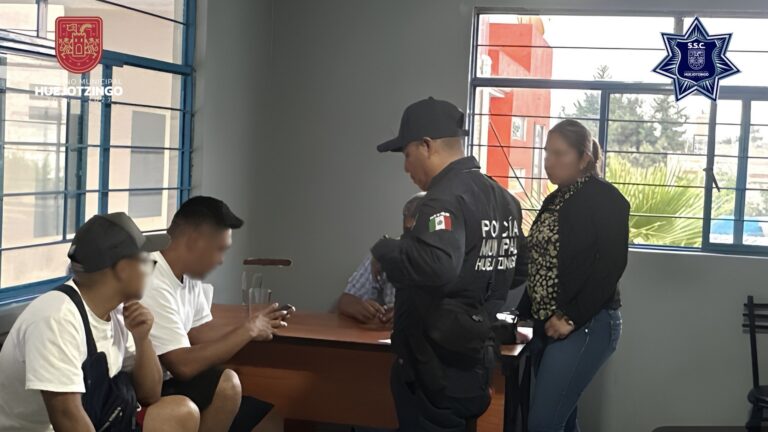 SSC de Huejotzingo frustra posible robo tras cita por Facebook
