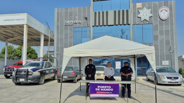 Reporta San Andrés Cholula saldo blanco en el operativo ‘Semana Santa Segura2026’