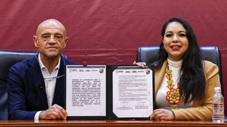 Tonantzin Fernández impulsa oportunidades deportivas para la juventud de San Pedro Cholula