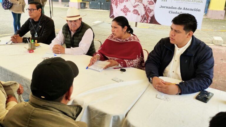 Participa Rosalío Zanatta en Jornada de Atención Ciudadana de Eloxochitlán 