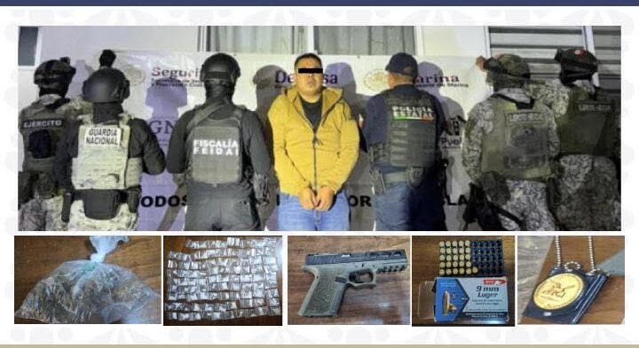 Ejecuta FGE cateo mediante operativo interinstitucional por narcomenudeo en Cuautlancingo