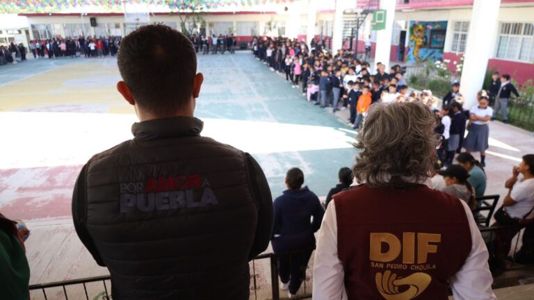 DIF Municipal de San Pedro Cholula fortalece desayunador escolar en San Cristóbal Tepontla
