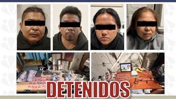 Detiene FGE, en operativo interinstitucional, a cuatro personas por narcomenudeo en Atencingo