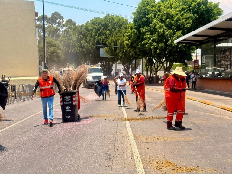 Informa Pepe Chedraui saldo blanco en la capital por el desfile del 164 aniversario de la Batalla de Puebla