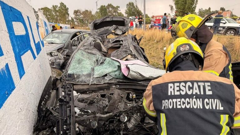 Un muerto y seis lesionados saldo en choque múltiple sobre Periférico