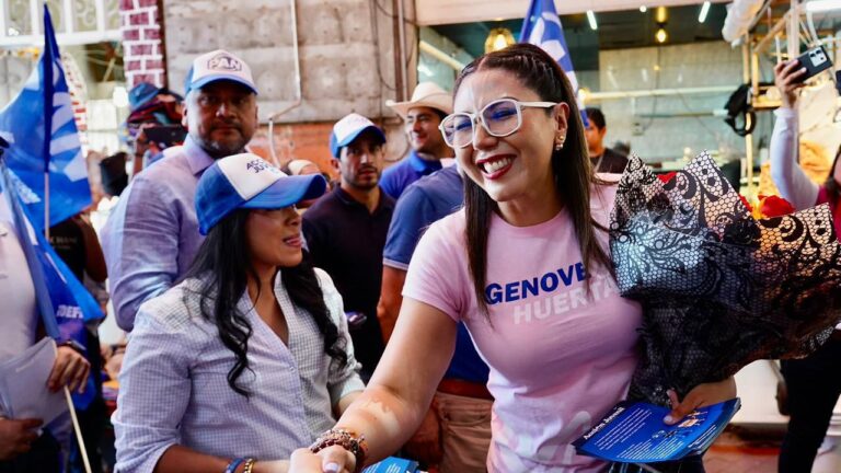 La ciudadanía exige seguridad: la diputada federal Genoveva Huerta escucha locatarios del Mercado Domingo Arenas