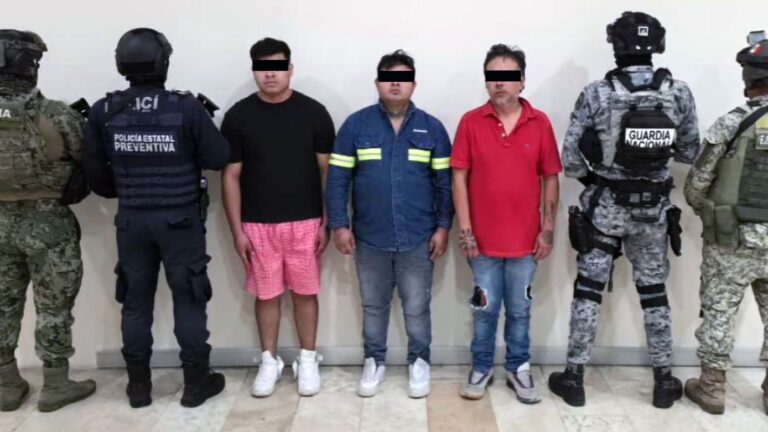 Con coordinación interinstitucional fueron detenidos tres hombres en posesión de droga