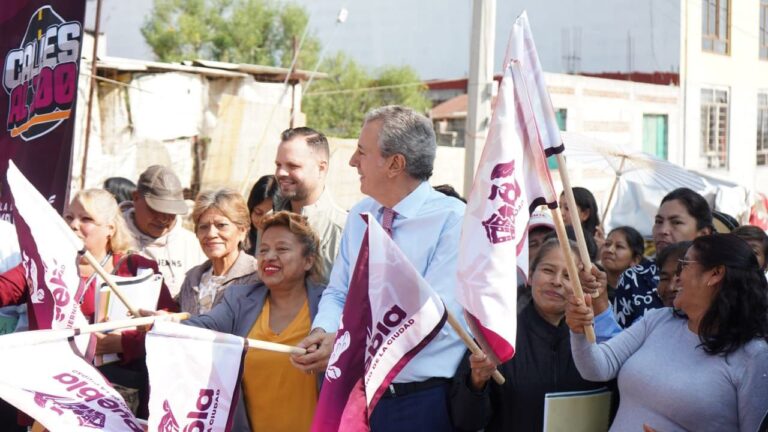 Arranca Pepe Chedraui trabajos de pavimentación en la Junta Auxiliar de San Jerónimo Caleras
