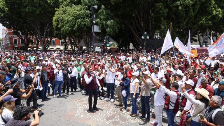 Puebla seguirá trabajando con Claudia Sheinbaum, “es un honor coincidir con la primera mujer presidenta en la historia de México”