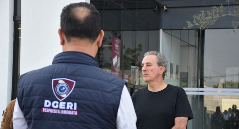Participa Pepe Chedraui en protocolos tras activación de alerta sísmica desde el DGERI