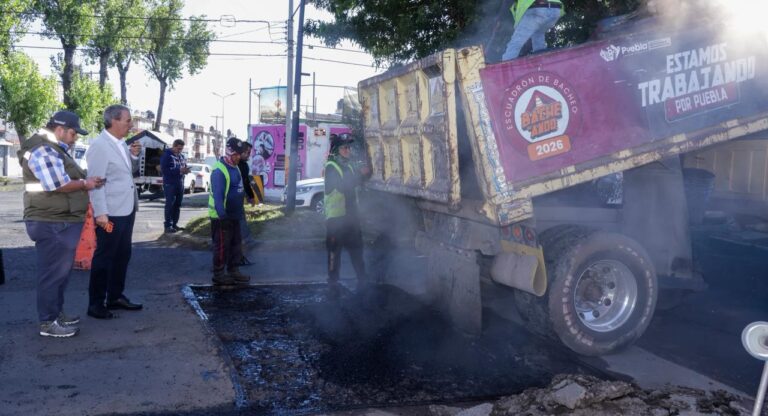 Pepe Chedraui continúa fortaleciendo el mantenimiento vial con “BacheAndo” Puebla