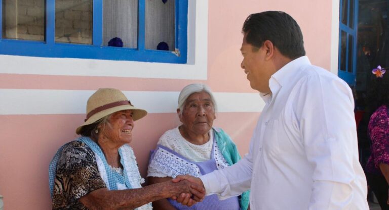 Mateo Hernández entrega obra en la localidad de La Soledad
