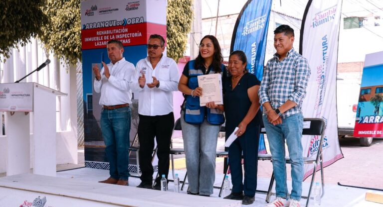 Arranca Lupita Cuautle rehabilitación de la Inspectoría en la colonia Lázaro Cárdenas