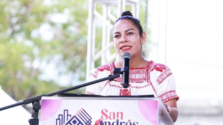 Celebra Lupita Cuautle la tradición y el orgullo de Tlaxcalancingo en la Feria del Nopal 2026