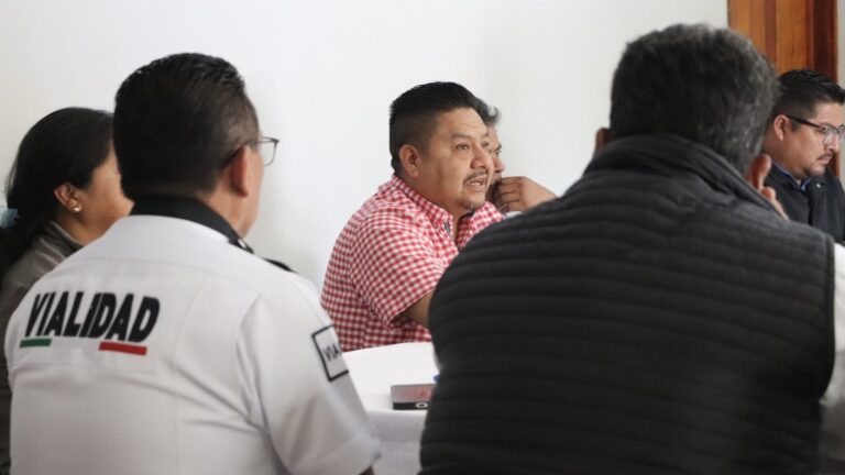 Fortalece San Pedro Cholula coordinación regional para reforzar la seguridad en juntas auxiliares