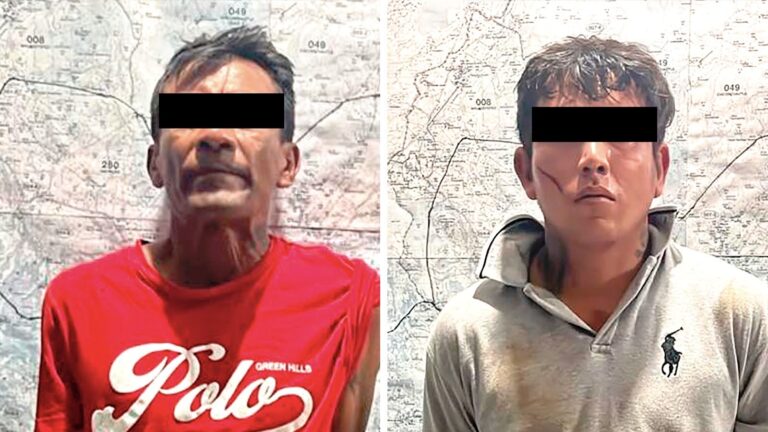Detienen Policía Estatal y Marina a dos presuntos asaltantes de transporte de carga