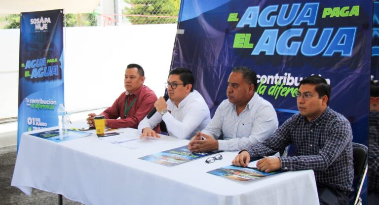 Con descuentos y contratos a bajo costo, arranca el programa “el Agua Paga el Agua” en Huejotzingo