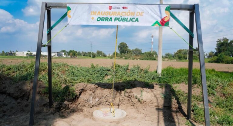 Palabra cumplida en Xalmimilulco: Roberto Solís entrega nuevo colector sanitario como parte del “Año Hídrico”
