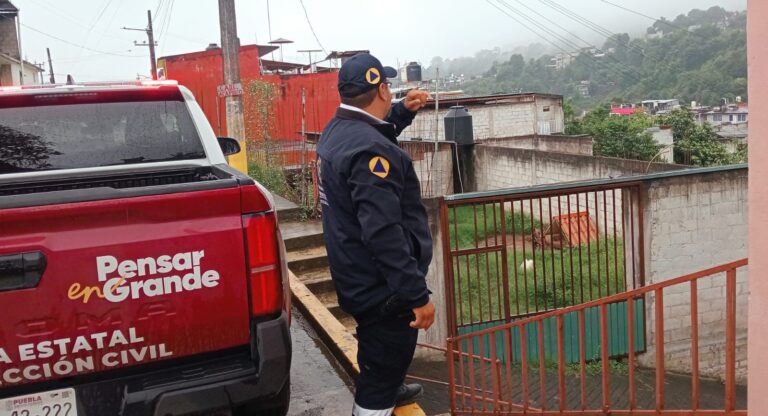 Gobierno del Estado atiende afectaciones por lluvias