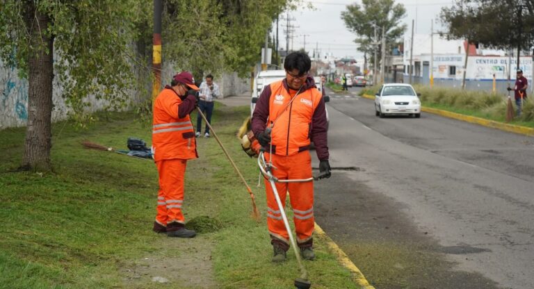 Realiza gobierno de Pepe Chedraui jornada de limpieza y chapeo en el Seminario Palafoxiano