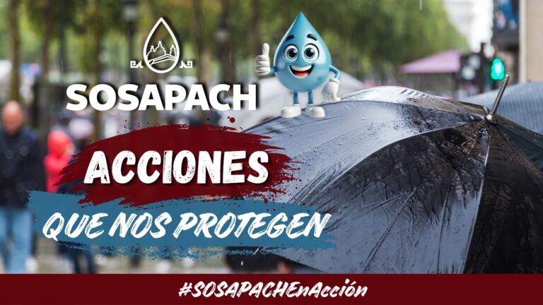 Impulsa Sosapach campaña de prevención ante lluvias