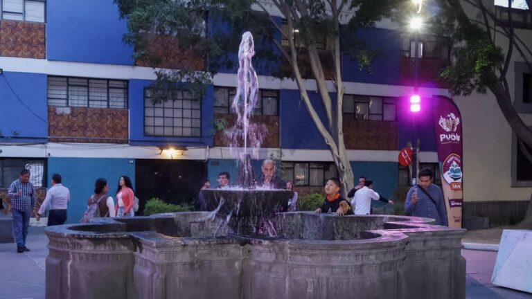 Inaugura Gobierno de Pepe Chedraui mantenimiento integral de la Fuente Álvaro Obregón