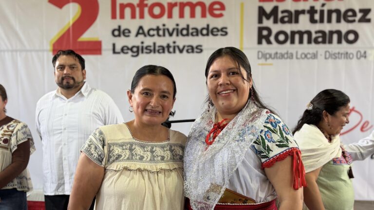 En su Segundo Informe de Actividades, la diputada Esther Martínez destaca trabajo por los derechos de pueblos indígenas