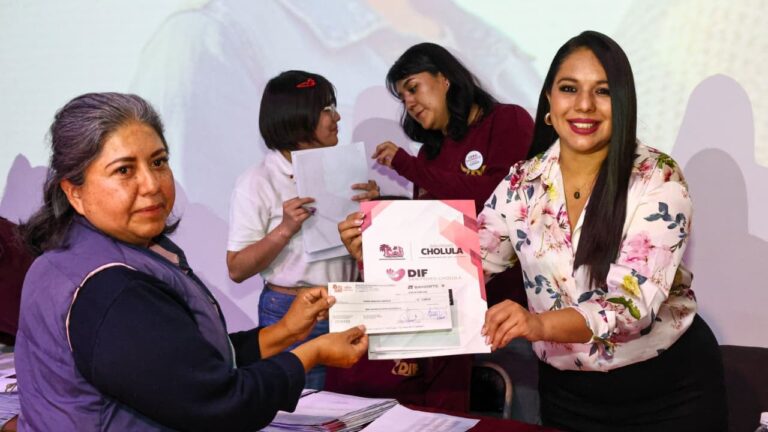 Impulsa Tonantzin Fernández el empoderamiento y la economía de las mujeres cholultecas