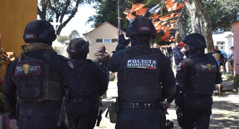 San Pedro Cholula prepara operativo conjunto para las celebraciones de Día de Muertos